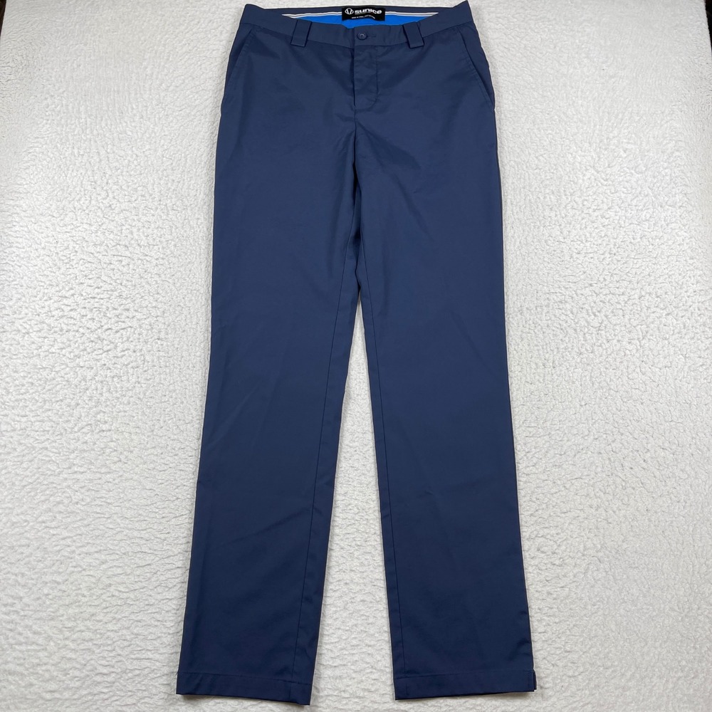 Sunice‎ Golf Pants Mens 30x32 Navy Blue Performance Stretch Trousers 8906S